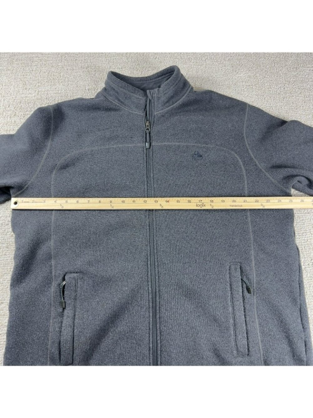 Vintage Nike ACG Full Zip Fleece Over Sized Jacket Gray Women’s Size XL - Picture 5 of 7